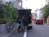 Poor Japanese Girl Gets Kidnapped On The Street In A Broad Daylight And Brought To A Garage Where Abused